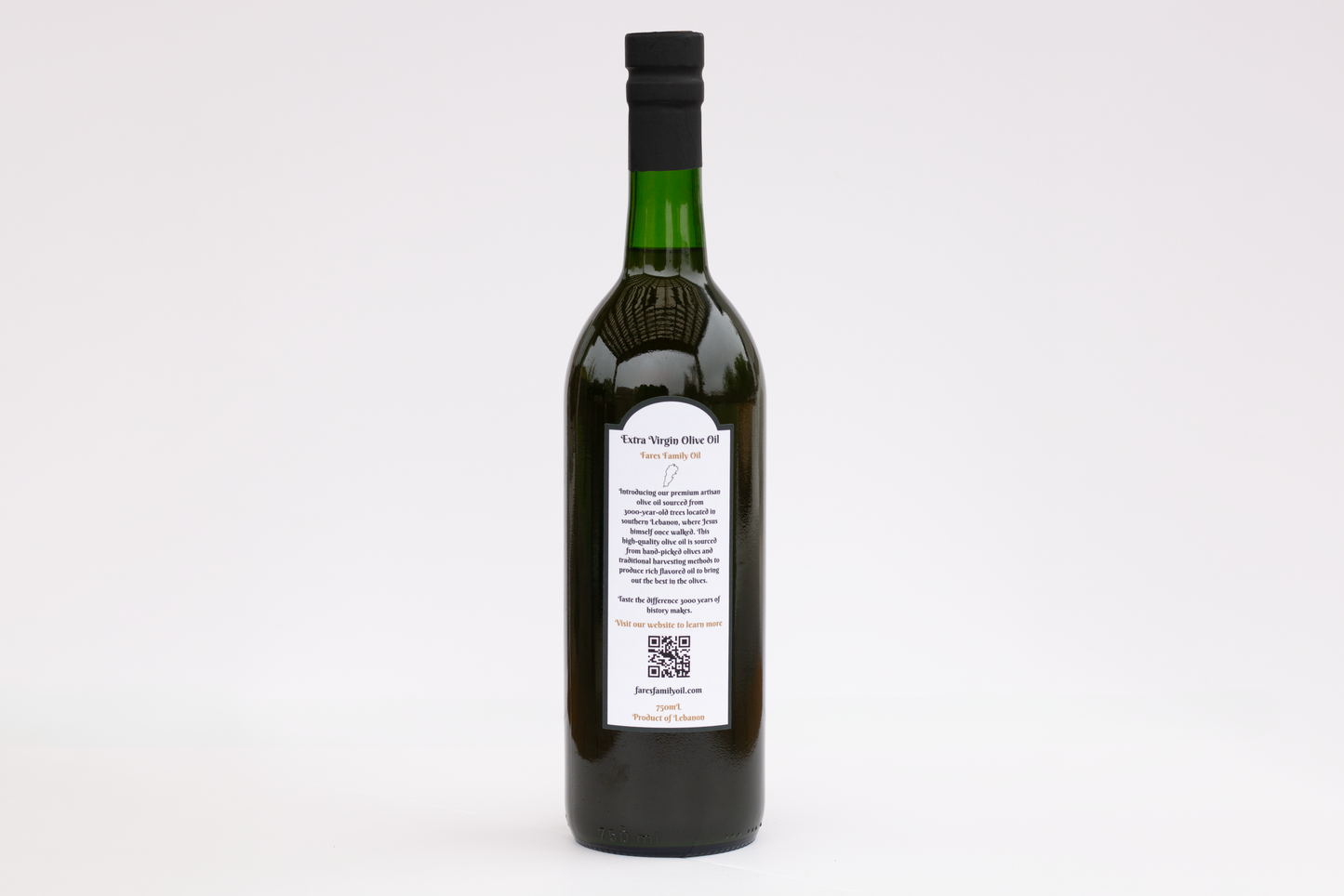 Fares Family Olive Oil Winter Harvest 750ML (25.4oz) and 500ML (16.9oz) Bottles